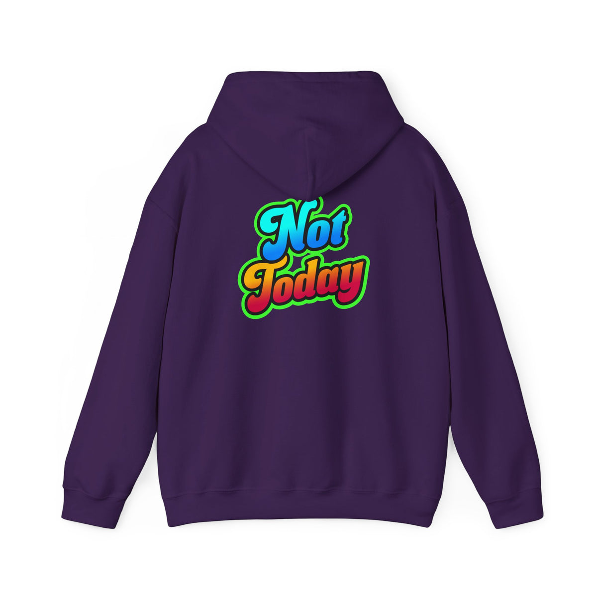 Chill Vibes Hoodie - Unisex Heavy Blend™ Hooded Sweatshirt with 'Not Today' Design, Cozy Casual Wear, Birthday Gift, Self-Care, [...]