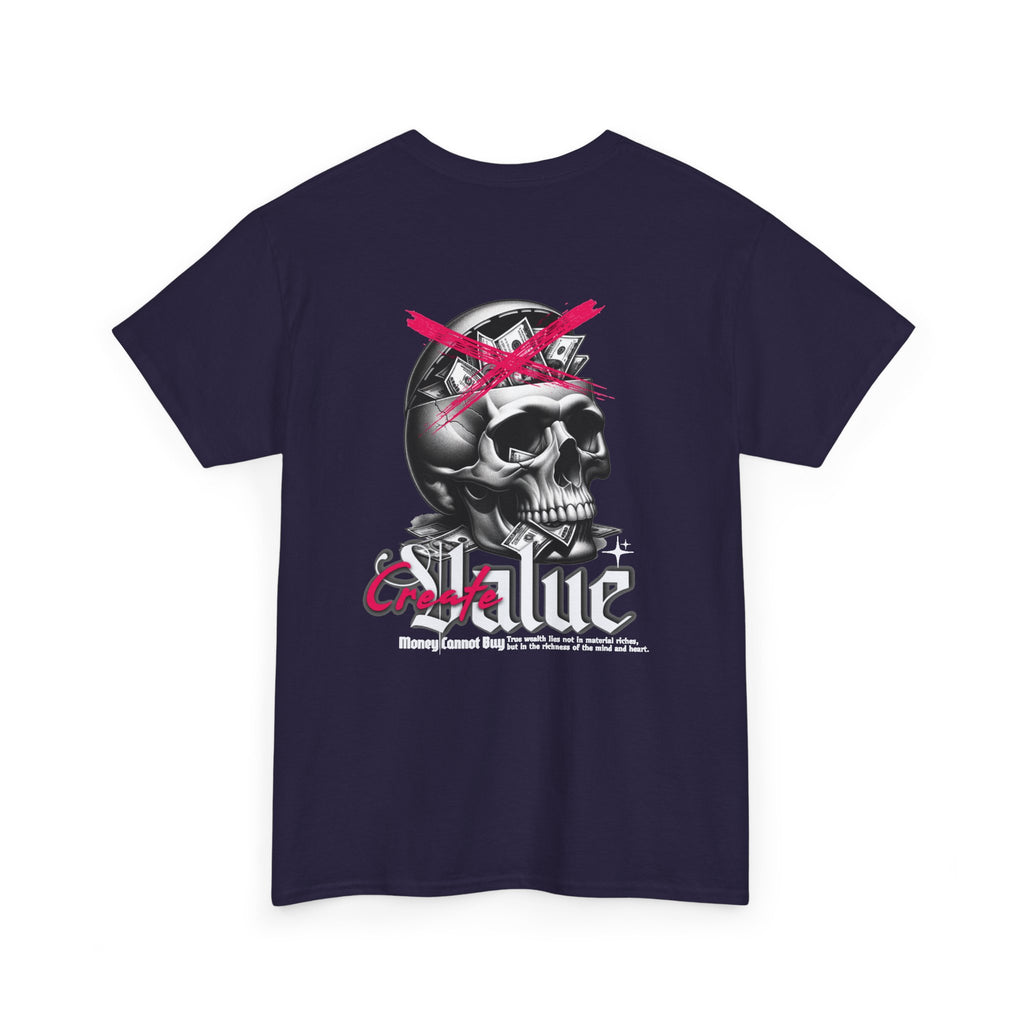 Skull Graphic Tee, Punk T-Shirt, Alternative Apparel, Unisex Heavy Cotton Tee, Unique Streetwear, Gift for Music Lovers