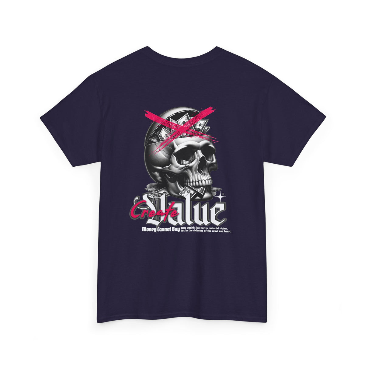Skull Graphic Tee, Punk T-Shirt, Alternative Apparel, Unisex Heavy Cotton Tee, Unique Streetwear, Gift for Music Lovers