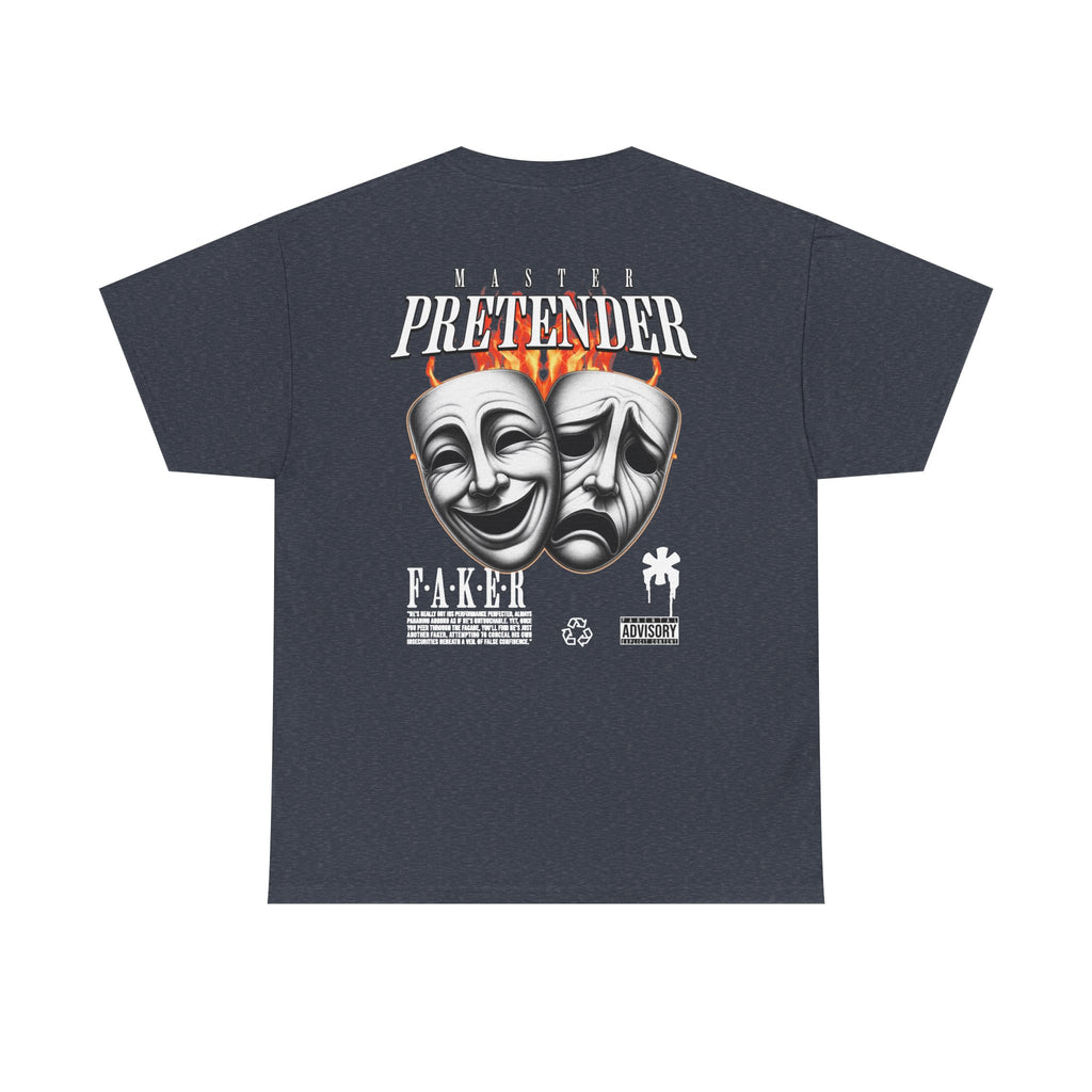 Master Pretender Graphic Tee - Unisex Heavy Cotton Shirt, Streetwear, Casual Wear, Gift for Friends, Music Lovers, Festival Outfit