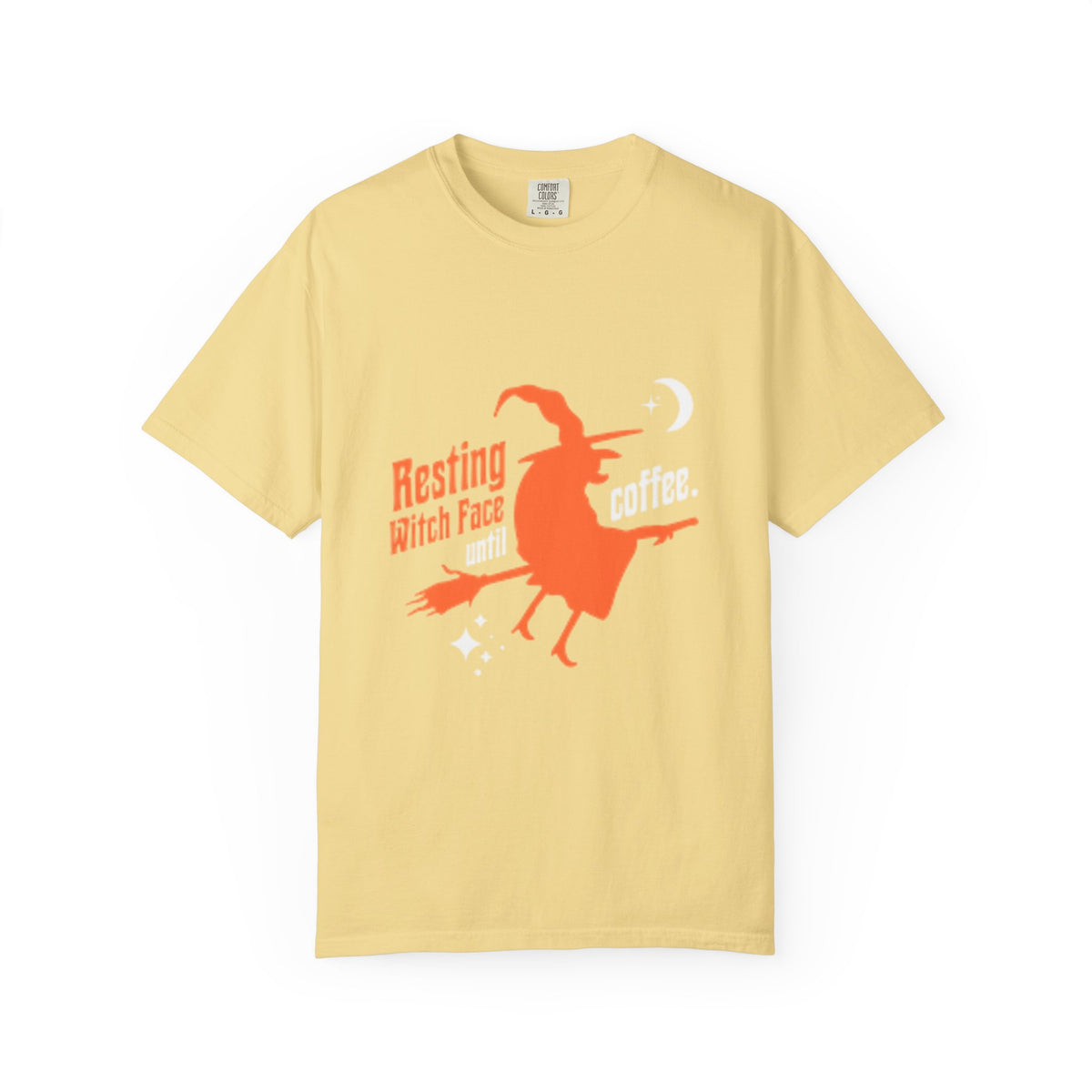 Resting Witch Face Coffee T-Shirt for Coffee Lovers, Halloween Gift, Funny Witch Shirt, Unisex Casual Wear, Spooky Apparel