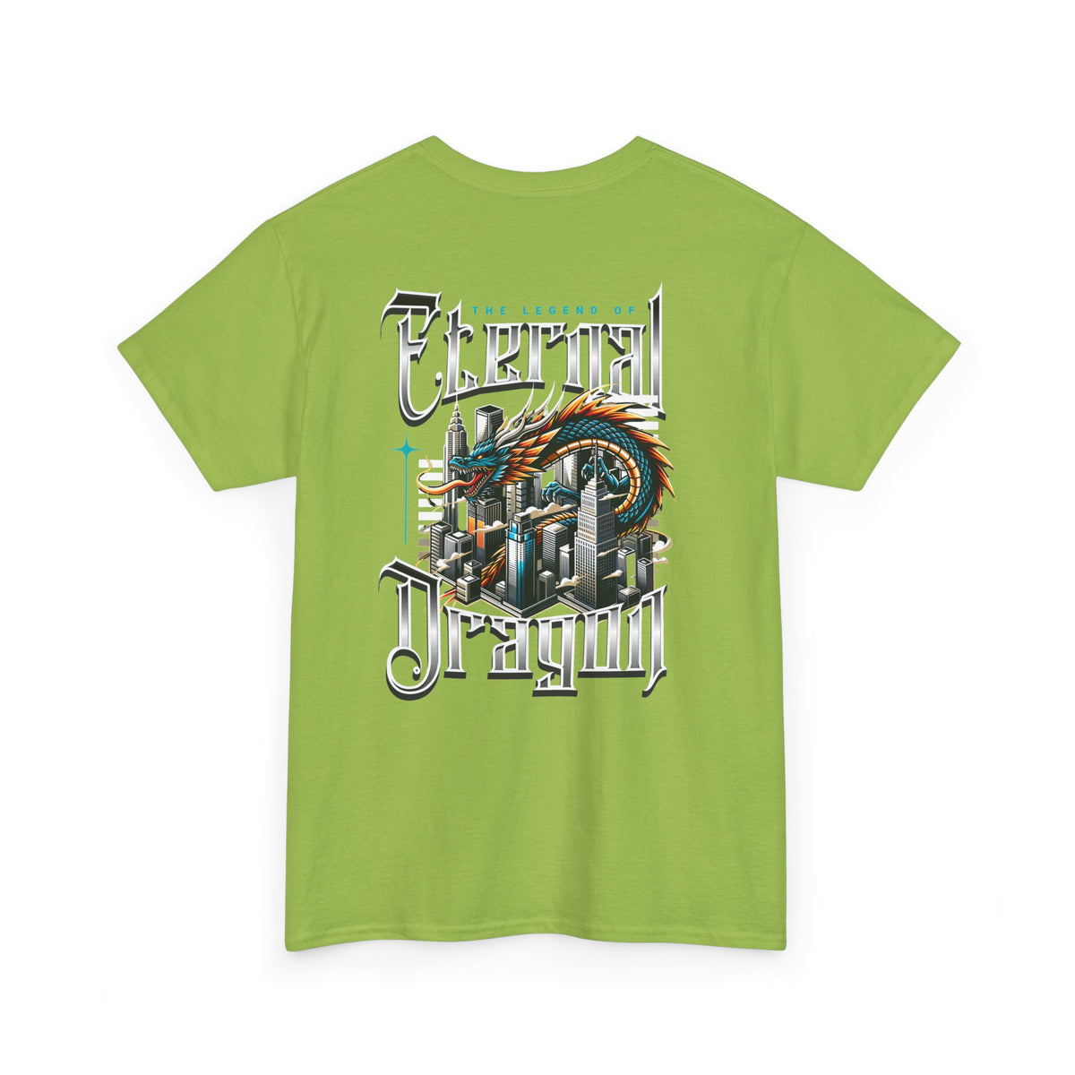 Electric Dragon T‑Shirt — Retro City Dragon Graphic Tee