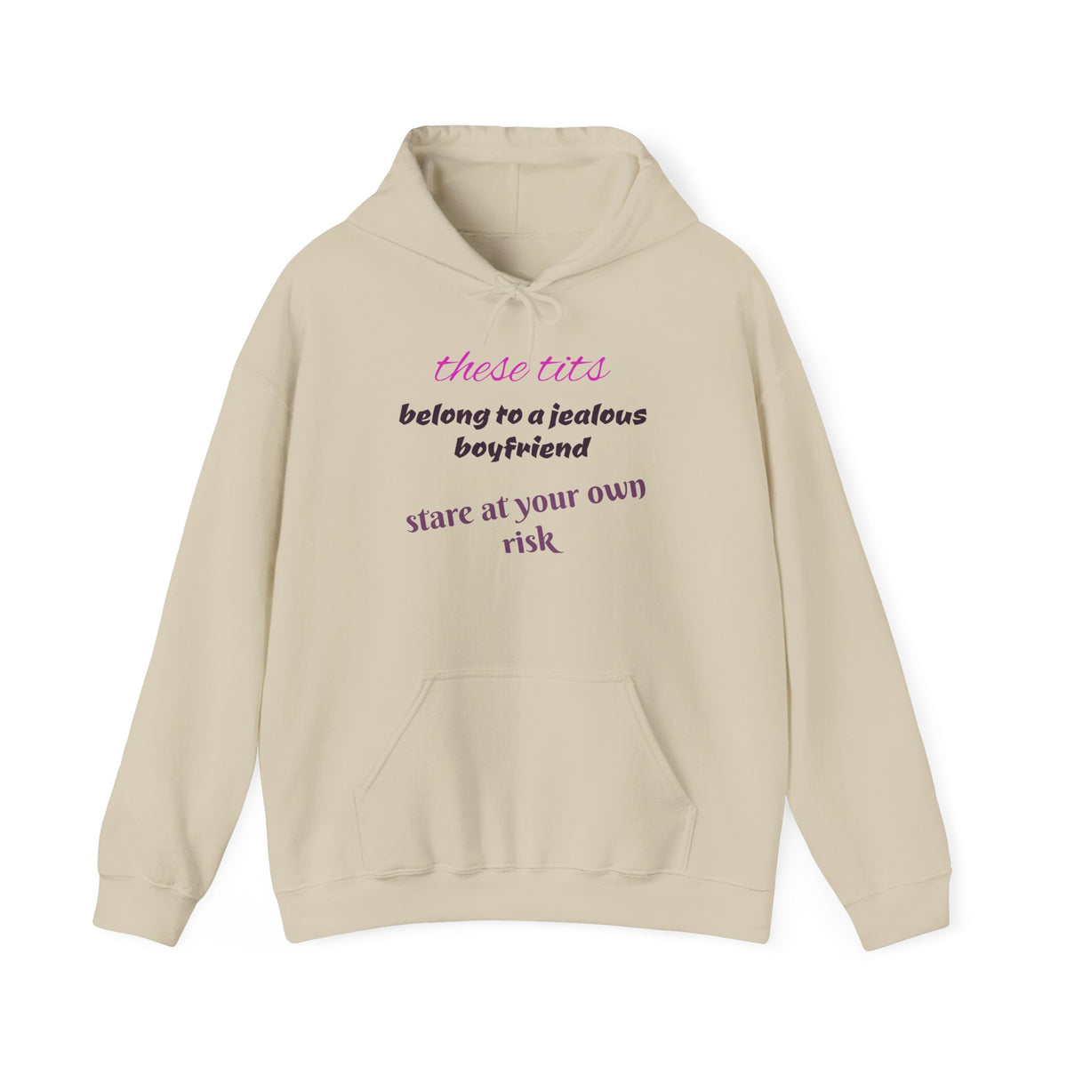 Jealous Boyfriend Hoodie, Funny Sweatshirt Gift, Statement Hoodie, Casual Streetwear, Unique Gift for Her, Playful Graphic Wear