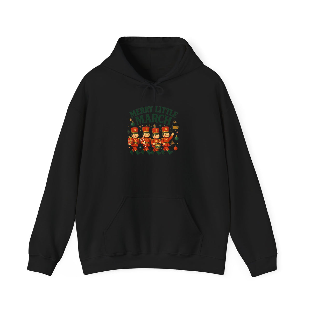 Marching Nutcracker Hoodie – "Merry Little March" Holiday Sweatshirt