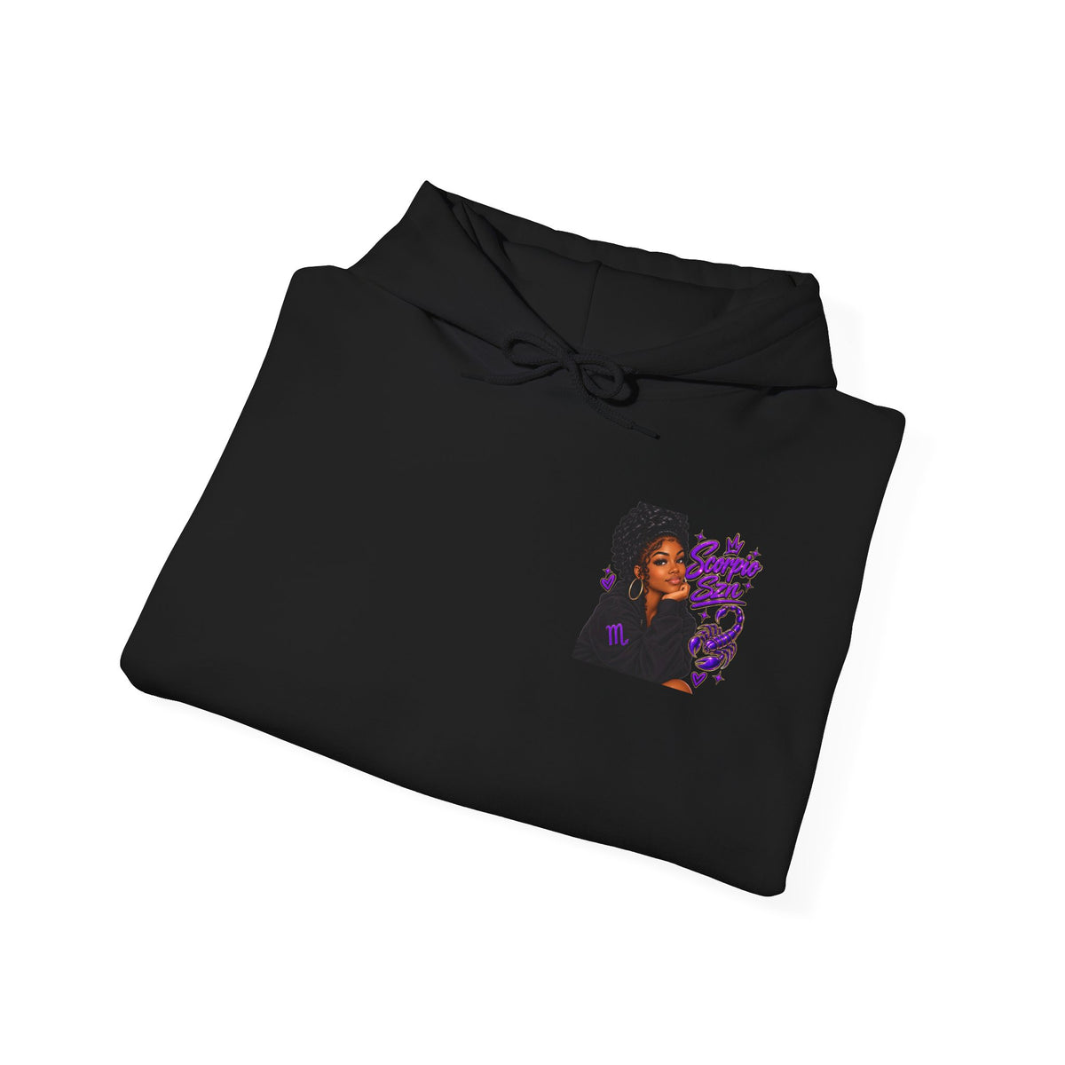 Scorpio Queen Zodiac Graphic Hoodie