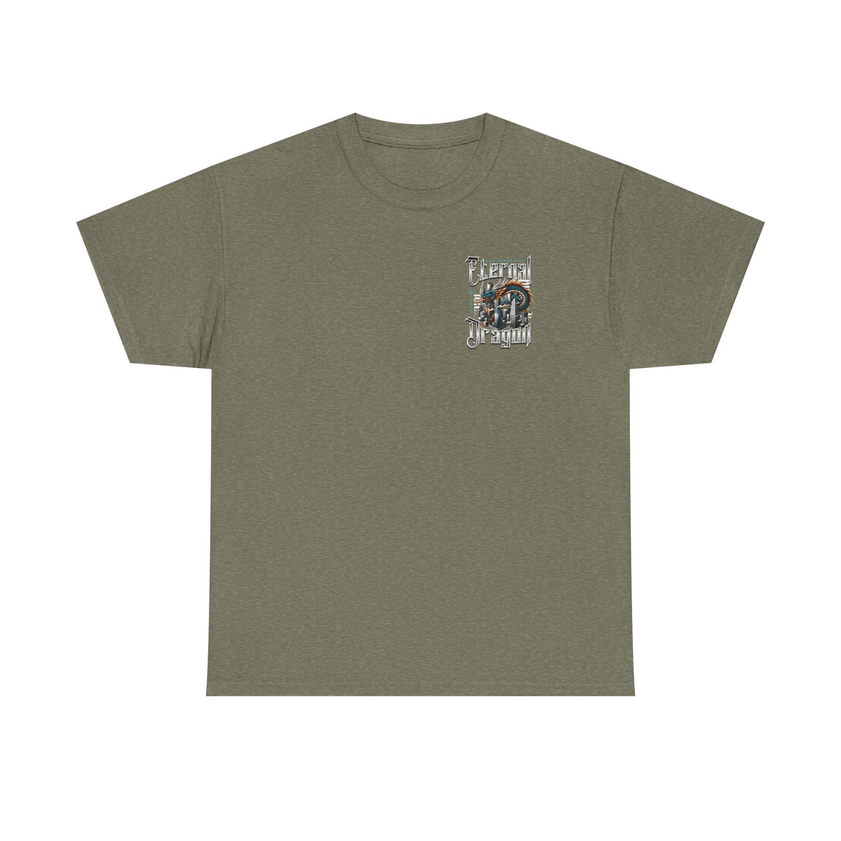 Electric Dragon T‑Shirt — Retro City Dragon Graphic Tee