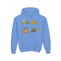 Youth Halloween Pumpkin Hoodie – Funny Spooky Character Graphic Sweatshirt