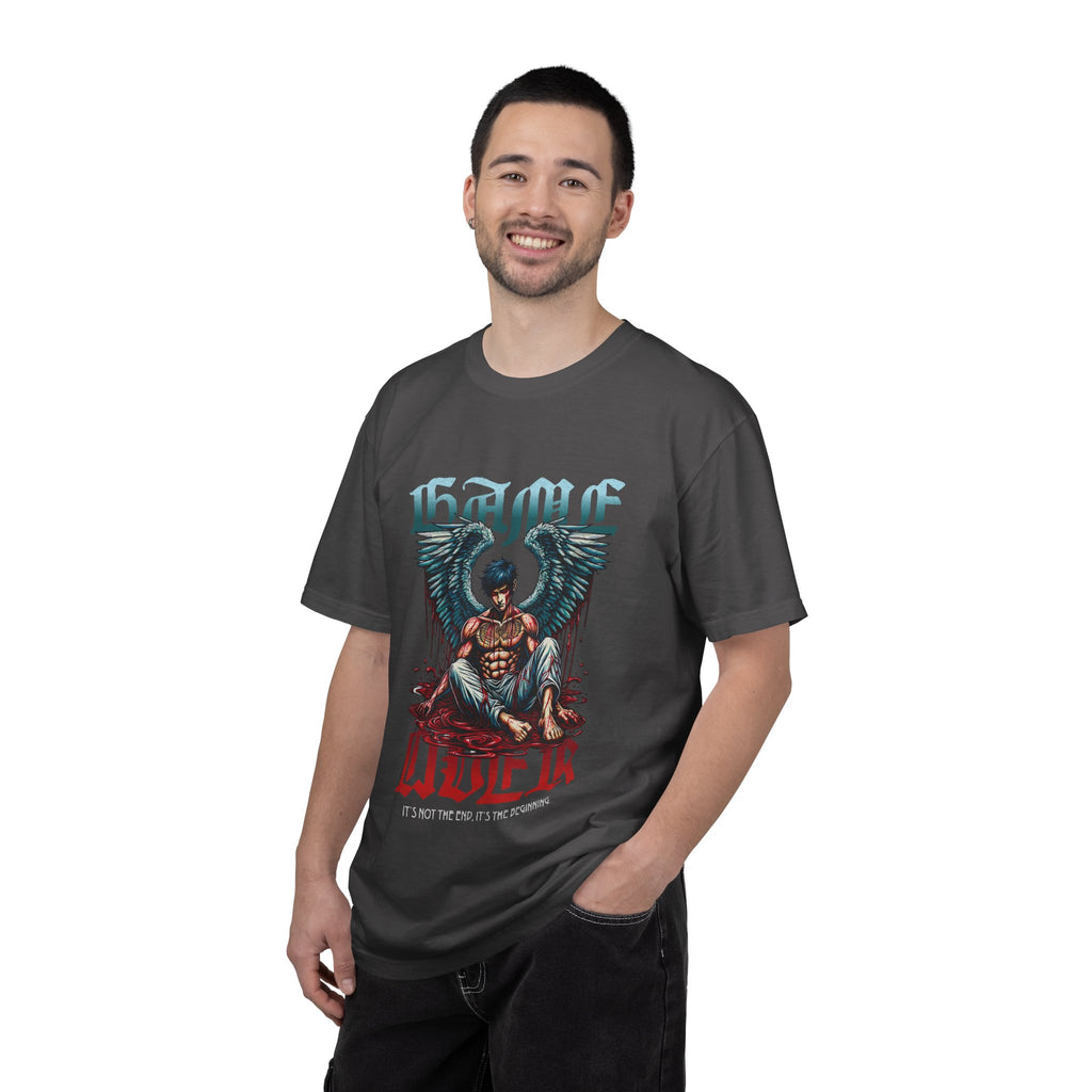 Fallen Angel Graphic T-Shirt — 'Blood & Water' Gothic Skate Tee
