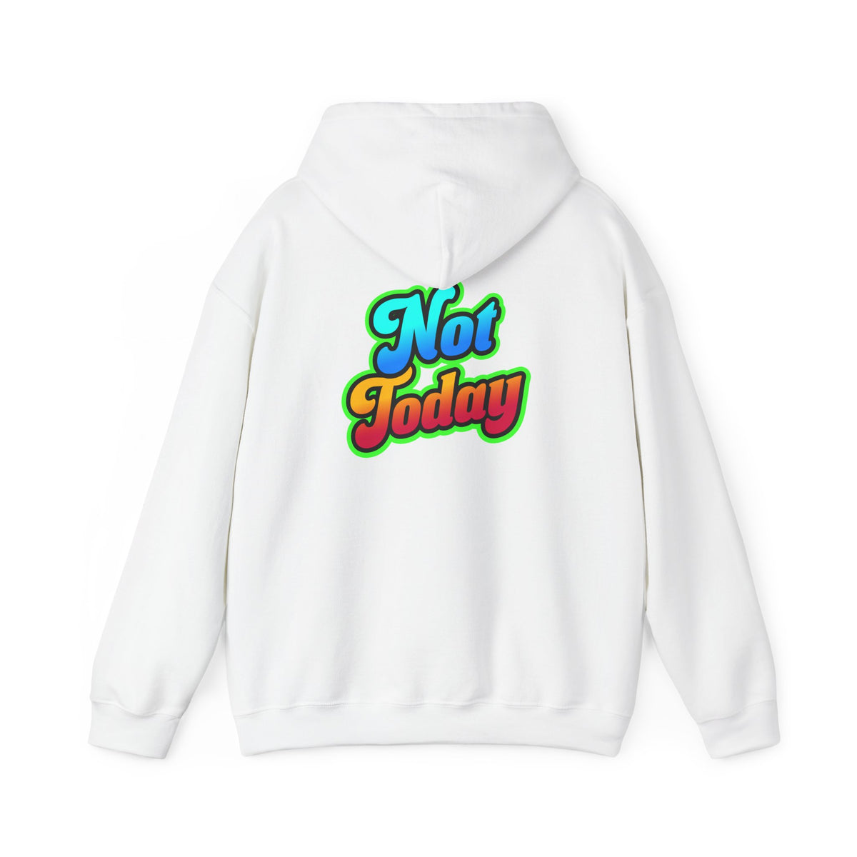 Chill Vibes Hoodie - Unisex Heavy Blend™ Hooded Sweatshirt with 'Not Today' Design, Cozy Casual Wear, Birthday Gift, Self-Care, [...]