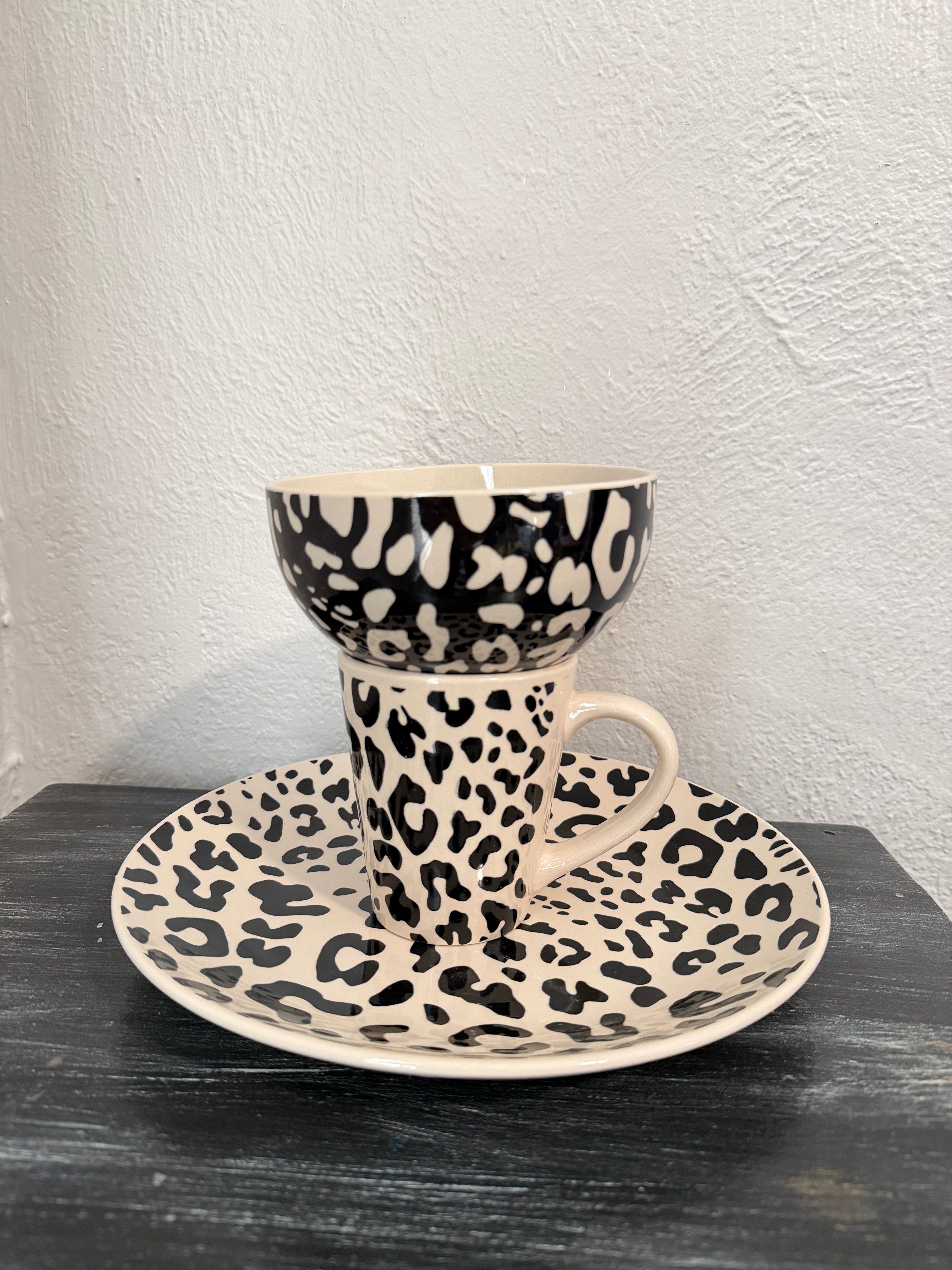 Cheetah Print Dishes