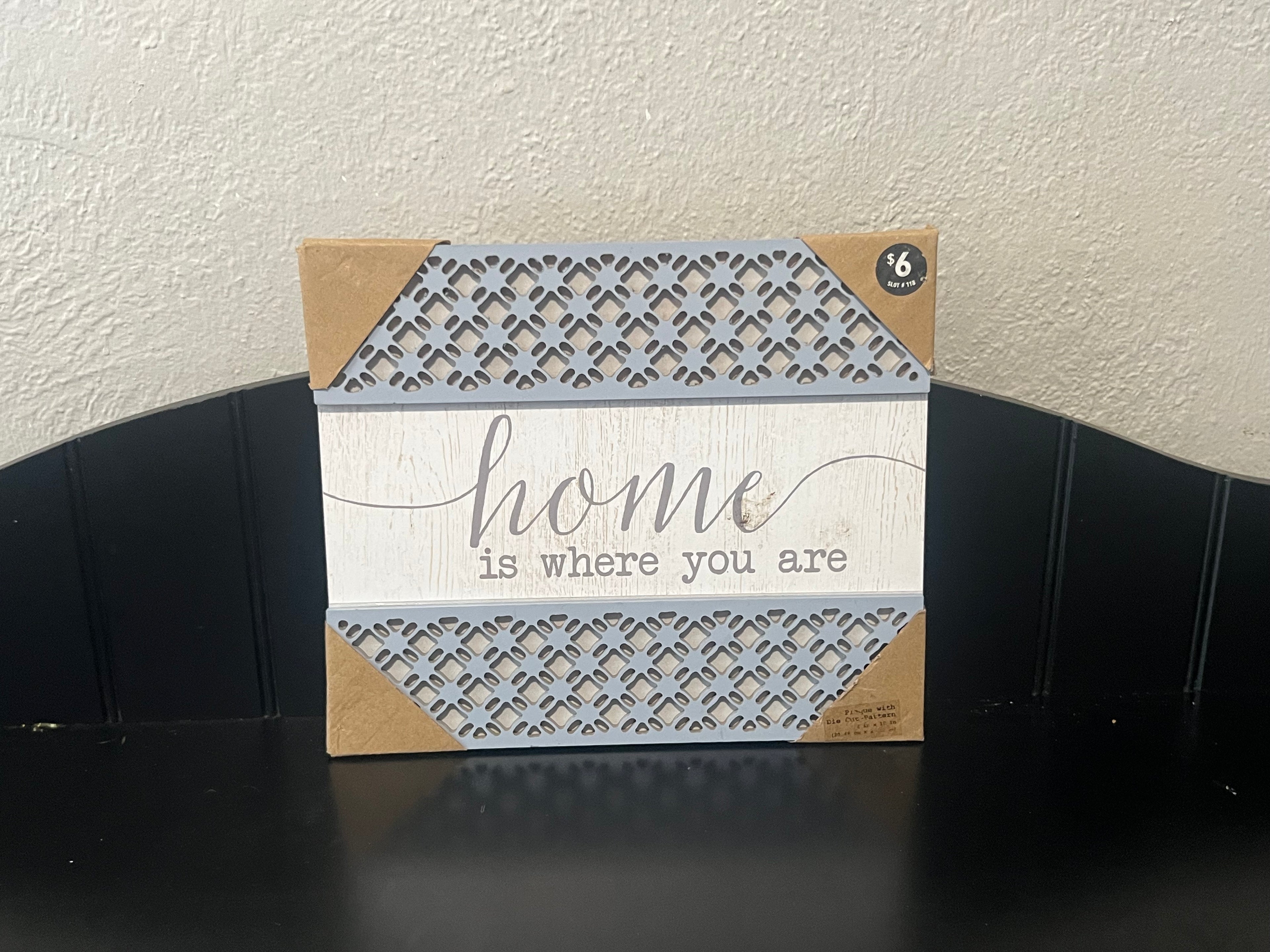 Home Is Where You Are Vintage Wall Plaque