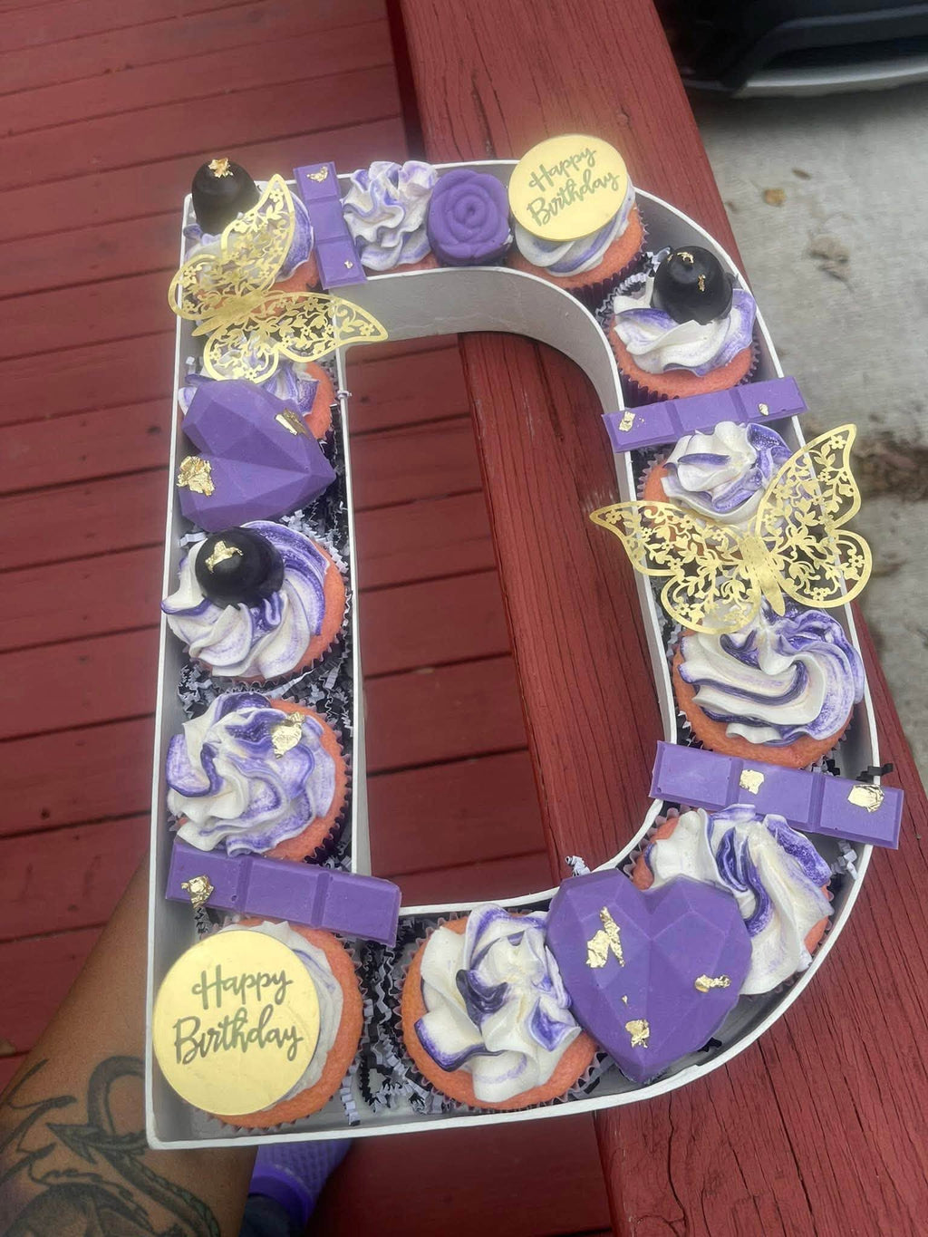 Cupcake Letter Boxes