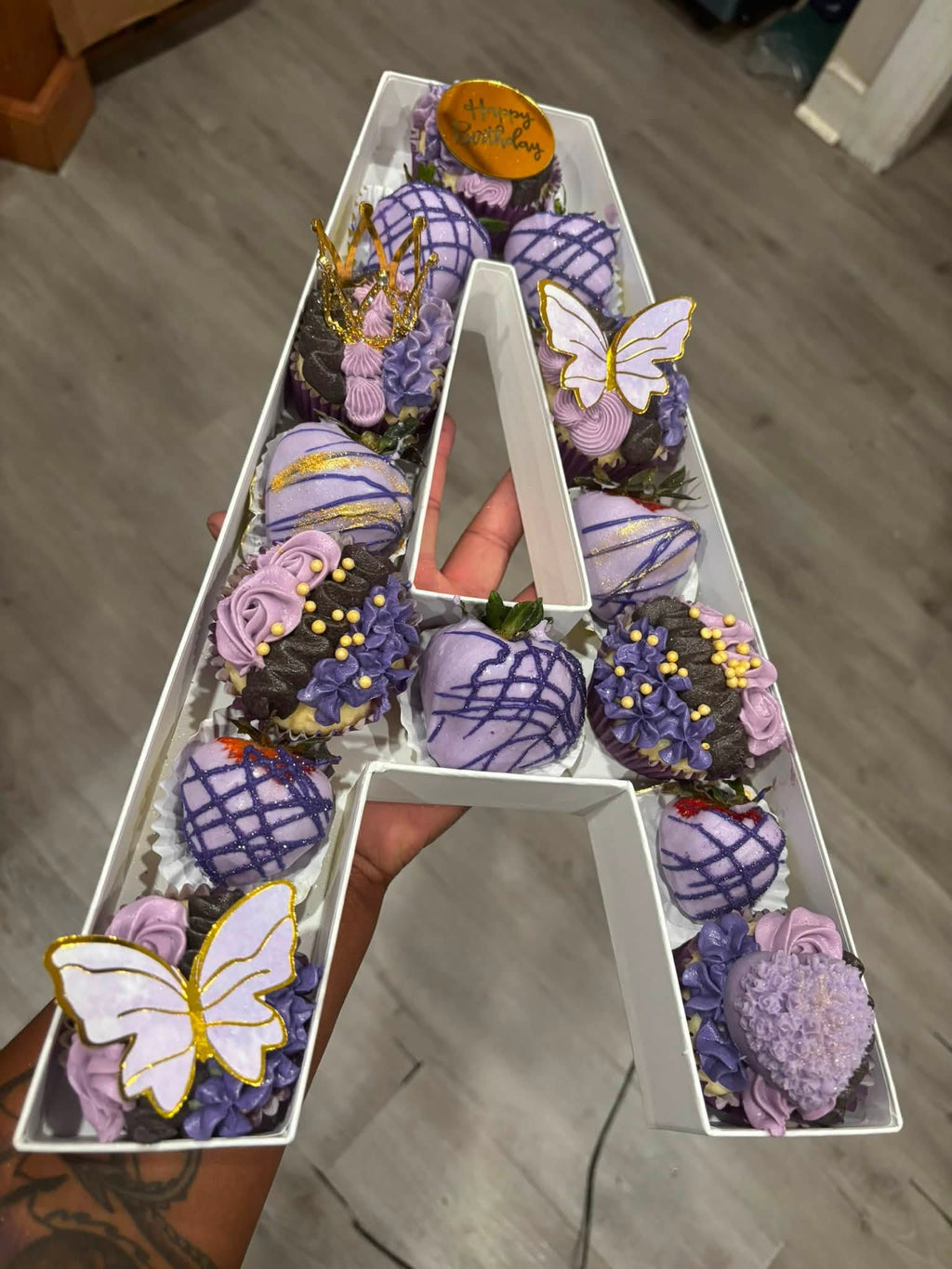 Cupcake Letter Boxes