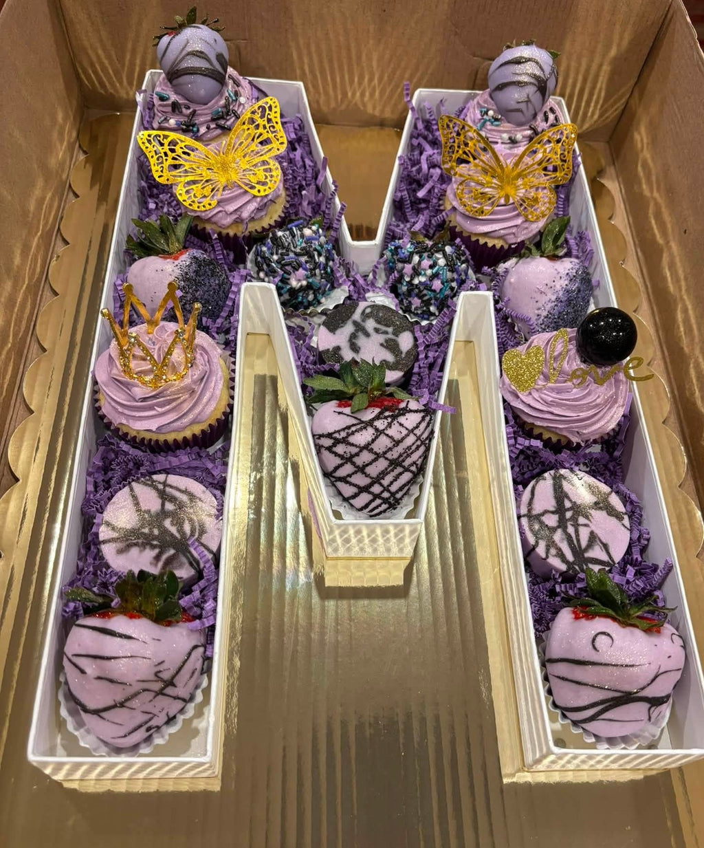 Cupcake Letter Boxes