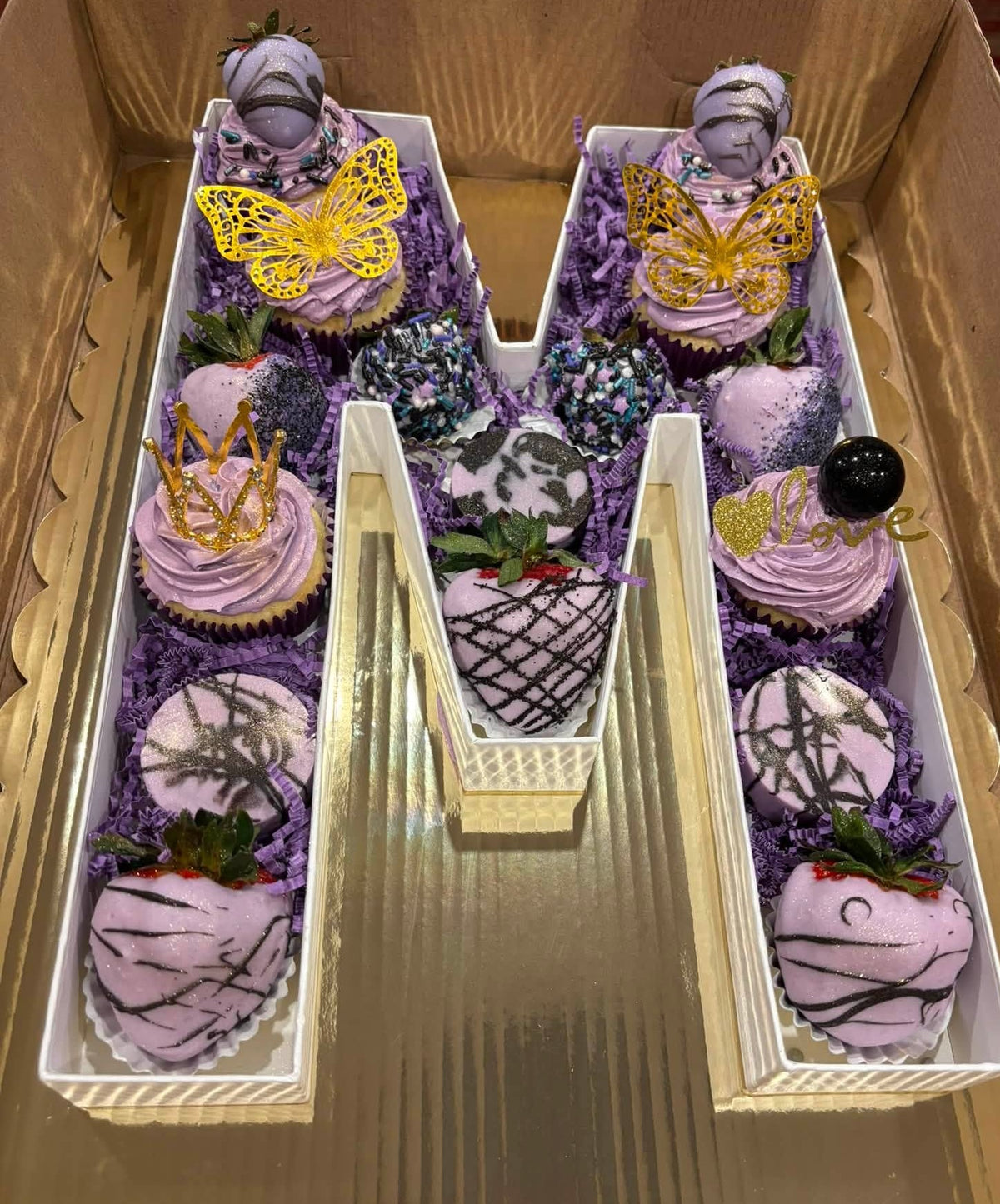 Cupcake Letter Boxes
