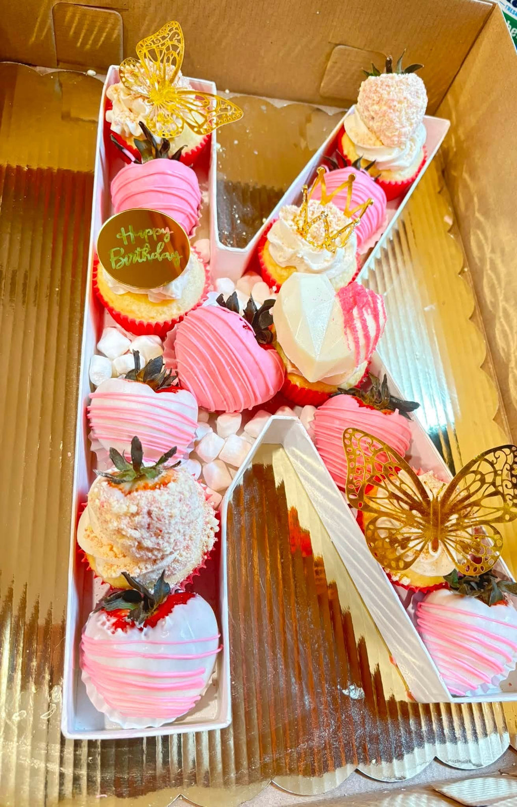 Cupcake Letter Boxes