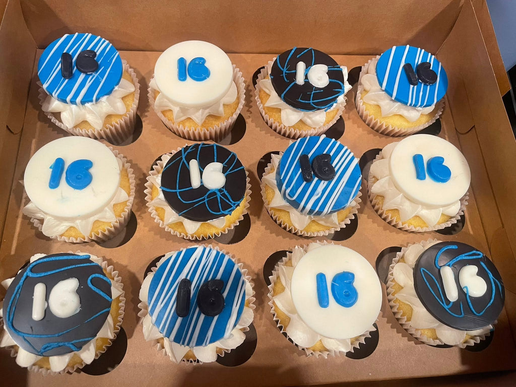 Age Decorated Cupcakes