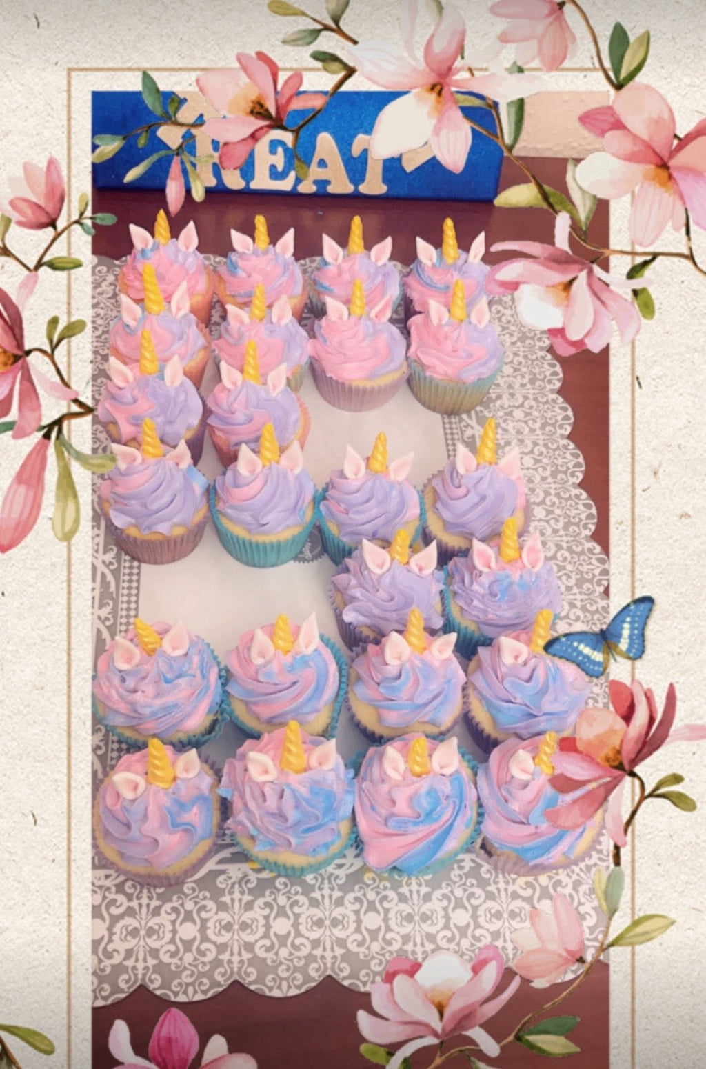 Double Row Cupcakes