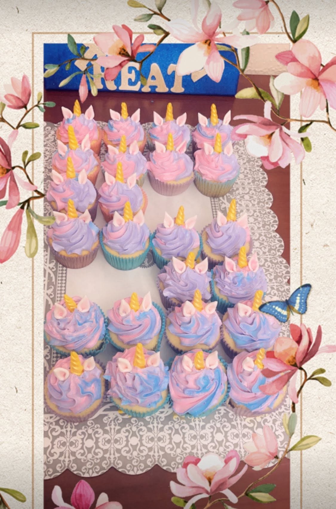 Double Row Cupcakes